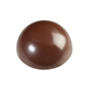 Форма для шоколада Полусфера, плотный пластик. Размер 28 см × 14 см × 3 см, 15 ячеек. Диаметр ячейки 3,3 см