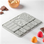 Форма силик. для шоколада  «Шоколадное ассорти», 20х15 см, 9 ячеек