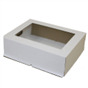 Коробка прямоугольная для торта 30х40х26 с окном(плотный гофрокартон)