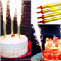 Набор тортовых свечей Фонтаны, 12,5 см, 4 шт. 40 секунд