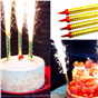 Набор тортовых свечей Фонтаны, 12,5 см, 4 шт. 60 секунд