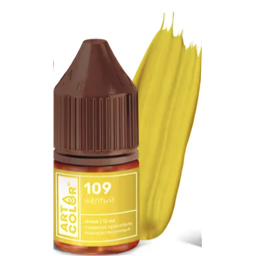 109.Краситель жирораств. гелевый Желтый. Art Color 