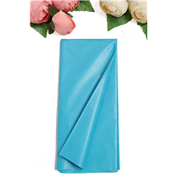 Бумага тишью 50*66 см (10 листов), голубой №3060