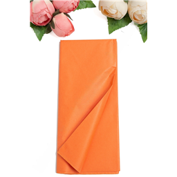 Бумага тишью 50*66 см (10 листов), оранжевый №123