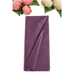 Бумага тишью 50*66 см (10 листов), темно-фиолетовый №7657