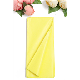 Бумага тишью 50*66 см (10 листов), желтый №107