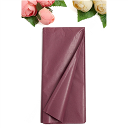 Бумага тишью 50*66 см (10 листов), бордовый №216