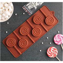 Форма для леденцов и шоколада Завитки