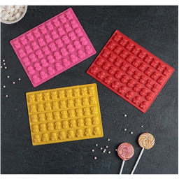 Форма для мармелада «Зоопарк», 20х15х1см, 45 ячеек