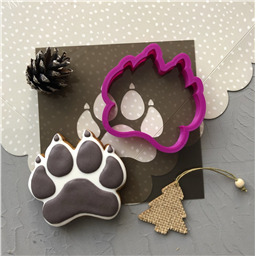 Форма для пряников  Лапа тигра,7 см