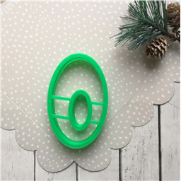 Форма для пряников Цифра 0, 7 см