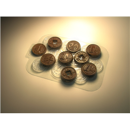 Форма для шоколада Денежный поток