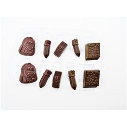 Форма для шоколада Школьный набор