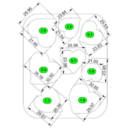 Форма для шоколада Шоко-сердечки 