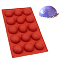 Форма Полусфера 15 ячеек, 4,5 см (для шоколада и изомальта)