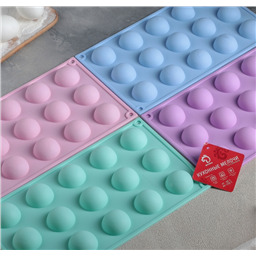 Форма Полусфера 15 ячеек, 4 см (для шоколада и изомальта)