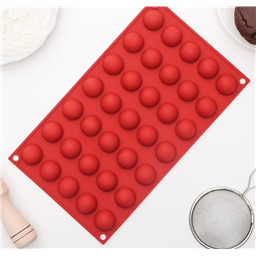 Форма Полусфера  35 ячеек, 2,6 см (для шоколада и изомальта)