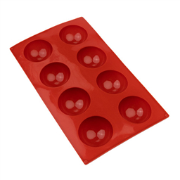 Форма Полусфера 8 ячеек, 5,7 см (для шоколада и изомальта)