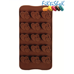 Форма Сердца для шоколада, мастики и изомальта