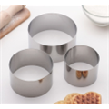 Формы для выпечки и сборки Круг,8,10,12 см, высота 4 см,набор