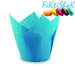 Капсула Тюльпан Голубой, двухсторонняя, 50х80 мм