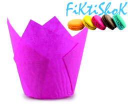 Капсула Тюльпан Розовый, двухсторонняя, 50х80 мм