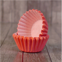 Капсулы бумажные для конфет Красные 25*18 мм, 90 шт +-5шт.