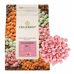 Клубничный Шоколад Callebaut Strawberry, 100 гр