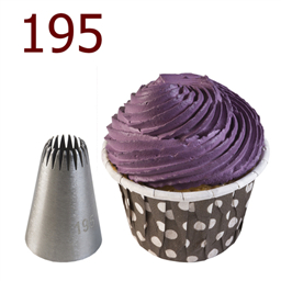 Кондитерская насадка Французская звезда 195