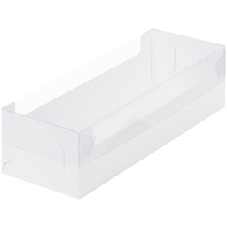 Коробка для рулета белая, 30х11х8 см
