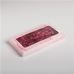 Коробка для шоколада «8 марта», с окном, 17.3х8.8х1.5 см