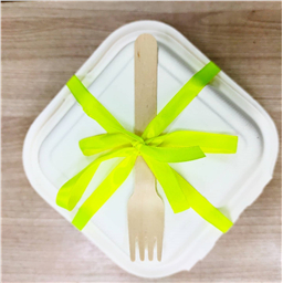 Коробка под Бенто-торты из сахарного тростника. 