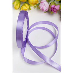 Лента атласная 1 см*25 ярд, сиреневый №021