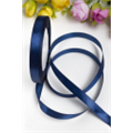 Лента атласная 1 см*25 ярд, темно-синий №038