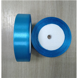 Лента атласная Голубая (14), ширина 2 см, 25 ярдов (22,86 м)