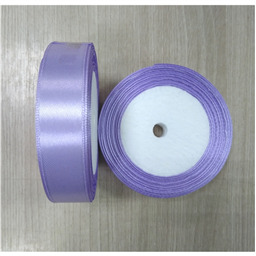 Лента атласная Лиловая (8), ширина 2 см, 25 ярдов (22,86 м)