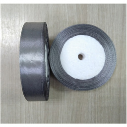 Лента атласная Темное Серебро (21), ширина 2 см, 25 ярдов (22,86 м)