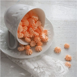 Мини-безе съедобное Персиковое, 50 гр