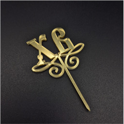 Мини - топпер ХВ на палочке,орнамент , 5 см