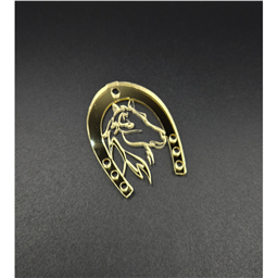 Мини-Топпер Лошадка с подковой, 5 см