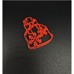 Минни-топпер Мешок Деда Мороза, красный 5 см, зерк.акрил