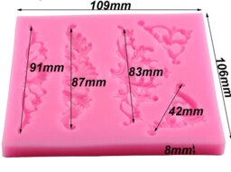 Молд Вензеля, лепнина. Размер 10,5х10,5 см