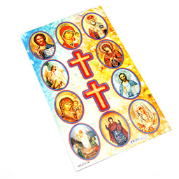 Наклейки пасхальные Лики, 12 шт