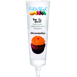 Новинка! Гелевый краситель Апельсиновый, Топ-Декор, 100 гр