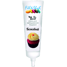 Новинка! Гелевый краситель Бежевый, Топ-Декор, 100 гр