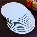 ОПТ от 25 шт! Подложка круглая белая ЛХДФ, 22 см, толщина 3 мм