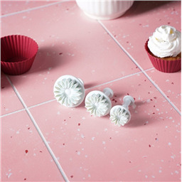 Плунжеры «Герберы», 3 шт, размеры цветков: 4,3 см, 4,8 см, 5,5 см