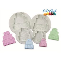 Плунжеры Тортики, набор 4 шт