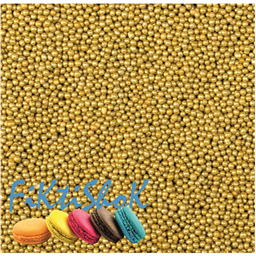 Посыпка Шарики Золотые, 1-2 мм, 100 гр