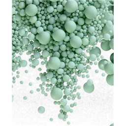 Рисовые шарики Жемчуг Изумруд, матовые, 80 г